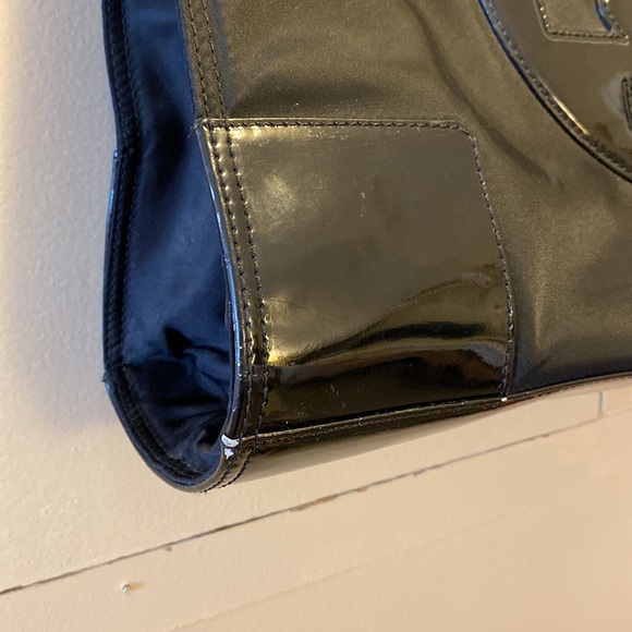 Tory Burch Patent Ella Nylon Tote - Picture 5 of 10